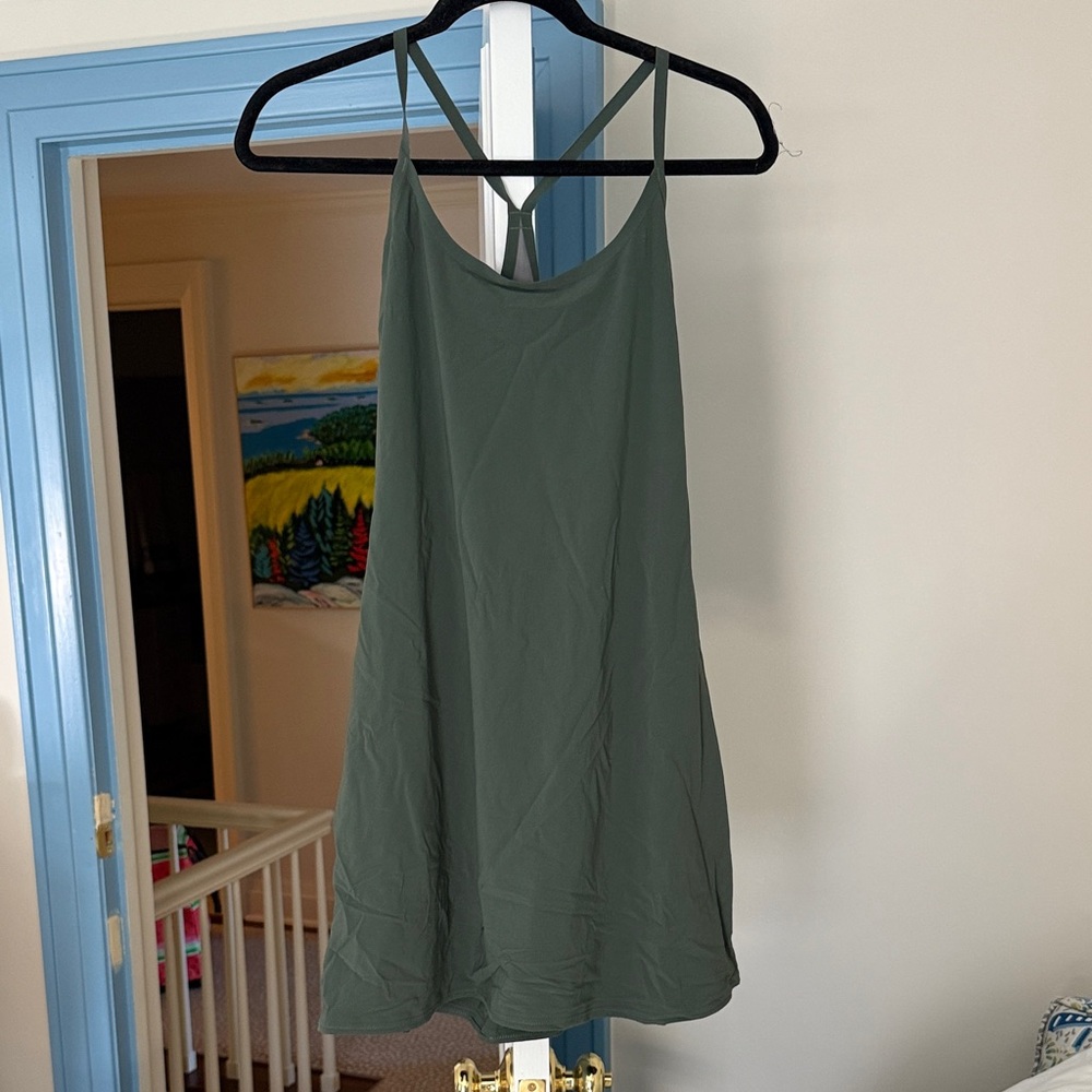 Outdoor Voices Forest Green Dress